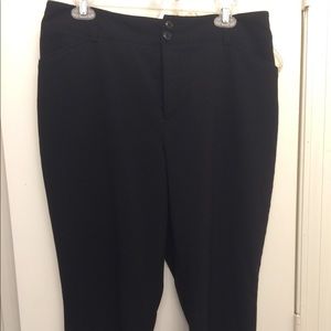 Black dress capris size 12